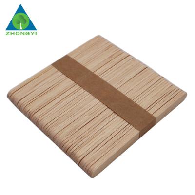 China Sustainable Eco-friendly Birch Wood Stick For Ice Cream for sale