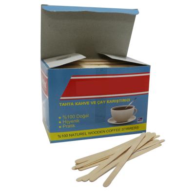 China Traditional Cheap Cost Chinese Supplier Christmas Customized Birch Wood Sticks For Coffee for sale