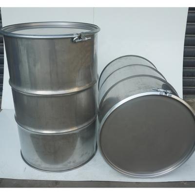 China Good Quality Oil Drum Food Grade 200l Metal Drum For Honey Storage Stainless Steel Steel Barrel for sale