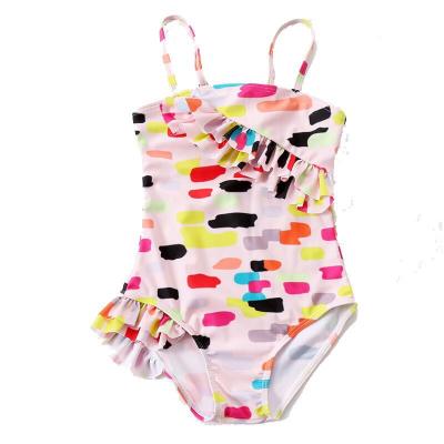 China 2021 QUICK DRY Girls UV Swimwear Kids Swimwear Fat Girls Thongs Kids Bikini for sale