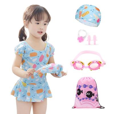 China Breathable Baby Swimsuit Bikini Girl Swimwear Toddler Swimwear Child Kids Floating Swimsuit for sale