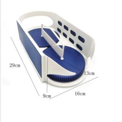 China Rotating Roll Up Double Refrigerator Storage Box Seasoning Bottle Holder Kitchen Swivel Organizer Accessories for sale