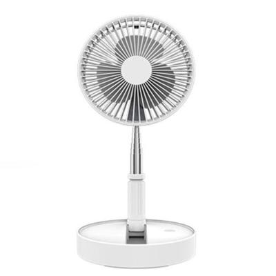 China Car Storage Portable Stretchable Electric Fan Home Office Landing USB Rechargeable Fan Portable Foldable Travel Small Fan for sale