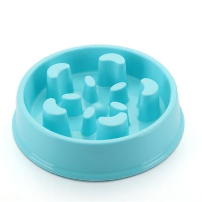 China Anti Clogging Sustainable Dog Bowl Plastic Pet Food Bowl Slowing Eating Speed ​​For Puppies Dog Bowl for sale