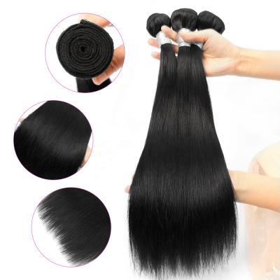 China Free Sample Straight Hair Bundles Wholesale Mink Virgin Brazilian Hair Vendor Raw 100% Cuticle Aligned Hair for sale