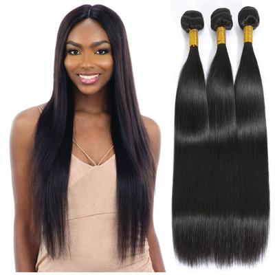 China Factory Price 10A Virgin Brazilian Remy Hair Bundles Silky Straight Real Wave Hair Extensions for sale