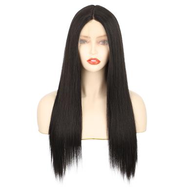 China Authentic Transparent Lace Front Long 24 Virgin 100% Brazilian Black Natural Straight Full HD Full Hair Wig 34 36 38inch for sale