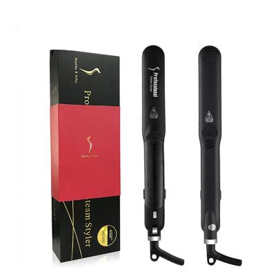 China Household Professional Customize To Straighten Hair Steam Hair Straightener Led Display Hair Straightener for sale