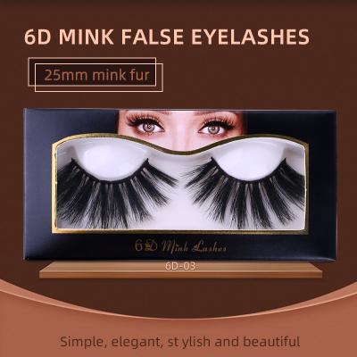 China Wholesale Colorful Best Selling 25mm 6d 3d Mink Eyelashes Soft Thick Soft Free Sample for sale