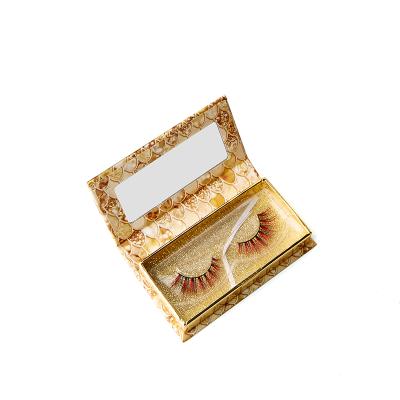 China Wholesale Custom Colored Mink Eyelash Colored Box 9D Mink Eyelash for sale