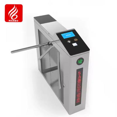 China WB-TT2716 Heavy Duty 304 SUS Stainless Steel Turnstiles Two Way Tripod Turnstile Double Core Tripod for sale