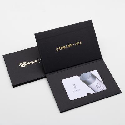 China Recycled Custom Luxury Packaging Materials Gift Card Business Game Card VIP Paper Box Trade Credit Card Gift Box For Card for sale