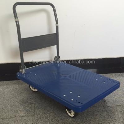 China Easy Folding Qingdao Load Capacity 100kg Heavy Duty Foldable Platform Hand Truck for sale