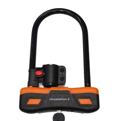 China Anchi U Shape Lock Anti-theft Bike With Bracket Security Portable Accessories For Bicycle Security U Lock High Quality for sale