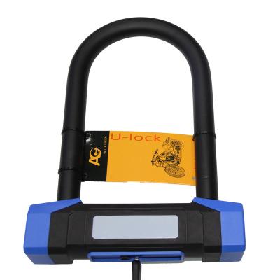 China ANCHI ACU4847 Bike Steel U Shape Lock For Heavy Duty Bicycle Security Anti Thief Accessories Bike U Lock for sale