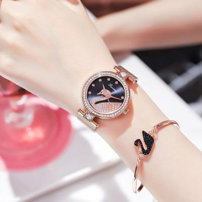 China Automatic Date Couples Watch Sets Men's Quartz Watches Milanese Wrist Strap Lover's Watches Wrist Watch for sale