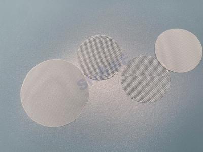 China 30 Mesh 500 600 Micron Hydrophilic Nylon Mesh Filter Disc Aqueous Microfiltration for sale