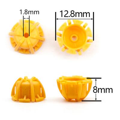 China Fuel Injector Plastic Finned Pintle Insulation Caps For BMW, 12.8mm X 8MM X1.8mm for sale