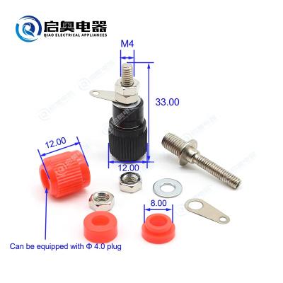 China Pitch Terminal Block Pluggable Screw Block Connector Binding Post M4 JY7063 for sale