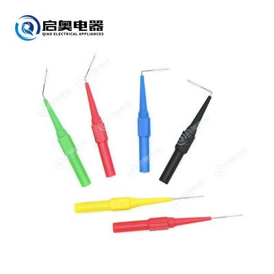 China Match with multimeter or oscilloscope 0.7mm/1mm test probe 90 and 135 degree test insulation puncture test lead automotive line for sale