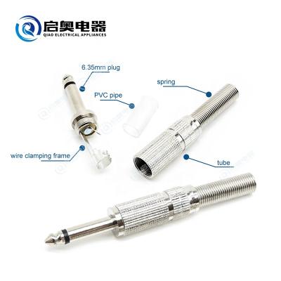 China audio & Video 1/4 (6.35) Jack Mono Audio Connector and Adapter for sale