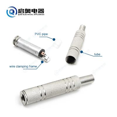 China audio & 1/4 (6.35mm) Video Jack Female Connector Audio Adapter for sale