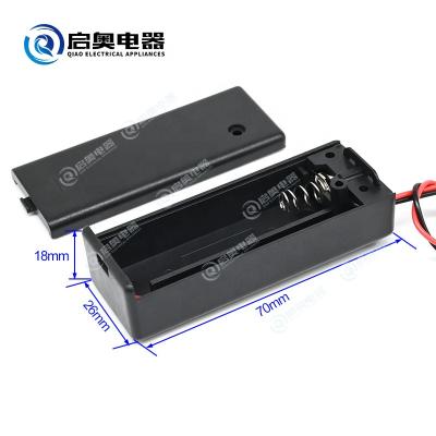 China 1xAA ABS battery box with cover and switch for sale