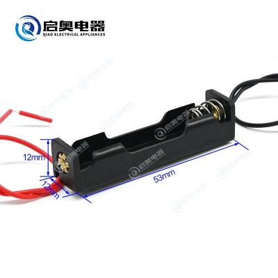 China ABS Battery Box 1.5V AAA Battery Holder With Leads for sale