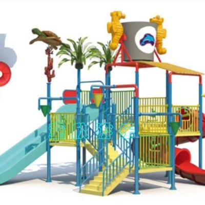 China FRP Factory Supply Funny Water Park Swimming Pool Galvanized Tube and Kids Directly Water Fun Slide for sale