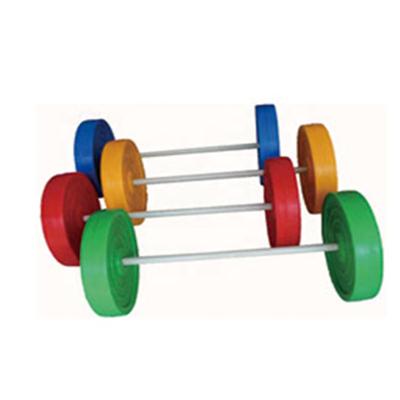 China kids weightlifting plastic barbell T-8295G for sale