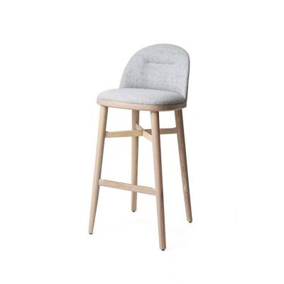 China Wholesale Modern High Quality Modern Restaurant Bar Chairs With Log Legs for sale