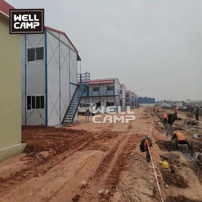 China WELLCAMP K Industrial Simple Prefab House Home Labor Camp Affordable Modern Prefab Dormitory for sale