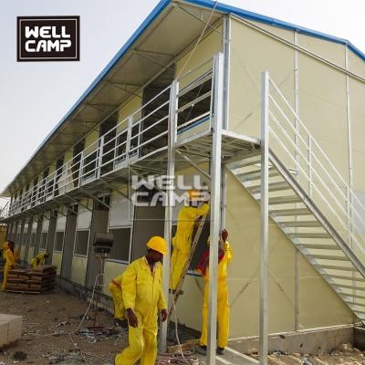 China China Supplier Industrial Cheap Prefab Home Portable Light K Steel Prefab House For Works for sale