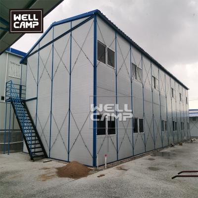 China Industrial EPS Sandwich Panel Refugee Fabricated Camp Modular Building Dormitory for sale