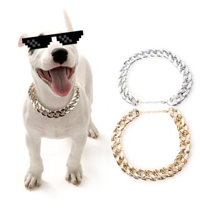 China Large Dog Viable Gold Chain Costume Angel Chest And Back Headwear Design Pet Accessories for sale