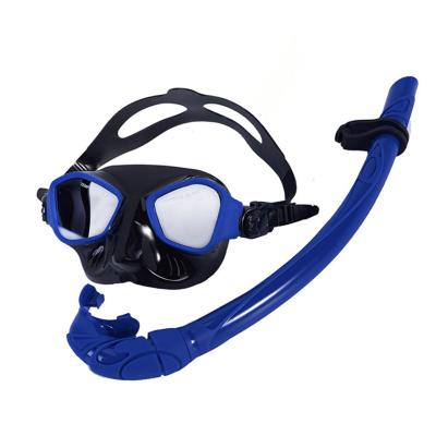 China Hot Latest Selling Adult Freediving Professional Silicone Snorkeling Mask Set Scuba Diving Set for sale