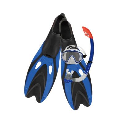 China silicone & PVC wholesale price scuba diving equipment set mask+snorkel+diving fins diving set for sale