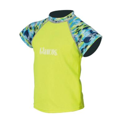 China Plus Size Comfortable Custom Printing Guard Short Sleeve Rash Rash Guard For Kids for sale