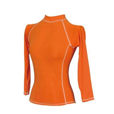 China Muttahida Majlis-e-Amal Women Bjj Long Sleeve Lycra Rashguard Long Sleeve Surfing Rash Guards for sale