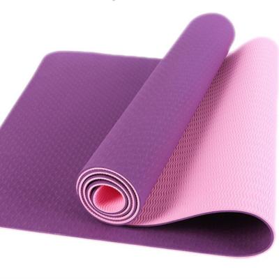 China Custom Logo Women's Wholesale Custom Logo Double Side Tape Yoga Mat Indoor Travel Fitness Yoga Portable Mat for sale