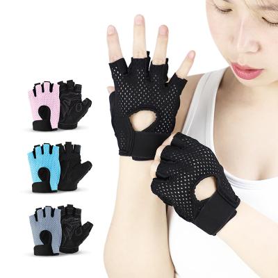 China Wholesale Custom Breathable+durable Workout Weightlifting Women Men Gym Weightlifting Fitness Gloves for sale