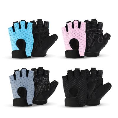 China Breathable+durable Workout Sports Half Finger Fitness Protector Hand Gym Gym Finger Retraining Gloves for sale