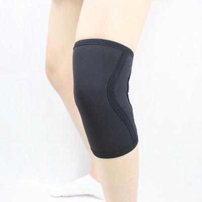 China Free Sample Non-Slip Nylon&Spandex Knee Brace With Straps High Elastic Compression Knee Sleeve For Men And Women Knee Support for sale