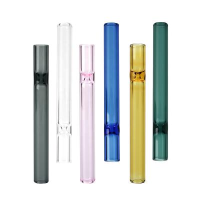 China CLASSIC Colorful direct retail modern tobacco factory low price weed one hitter glass pipe for sale