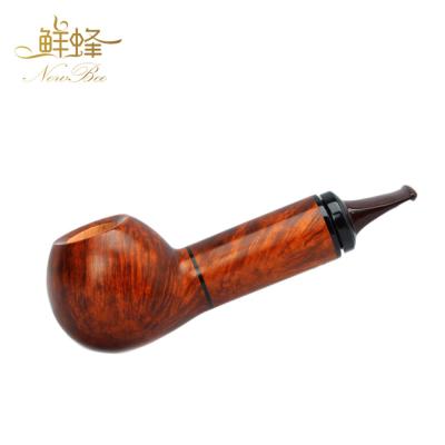 China Unique Shape Durable High Quality Wood Smoking Pipes Like Briar Wood Tobacco Short Pipes for sale