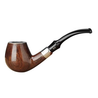 China Modern Exotic Wooden Smoking Cigarette/Weed Pipe/Natural Durable Classic Novelty Tobacco Pipe for sale