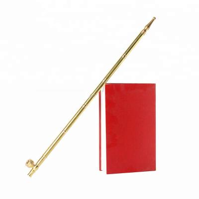 China Dismountable Extra Long Brass Smoke Pipe Metal Brass Bronze Pipes For Smoking for sale