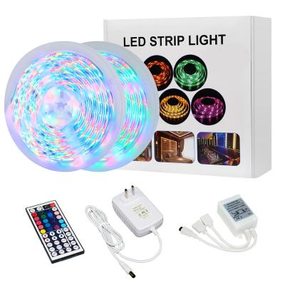 China High Quality Decoration RGB 5050 12V 24V IP20 IP65 IP68 Durable Using Various Long Remote Smart LED Strip Light for sale