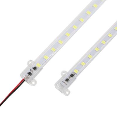 China Decoration SMD5630 5730 72led 6500K LED Bar Customized Fridge Light Super Brightness DC12V 24V Led Strip With Aluminum Housing for sale