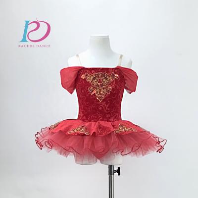 China Kids Girls Recital Dance Costume Dance Tutu Dancewear Performance Competition Dresses for sale